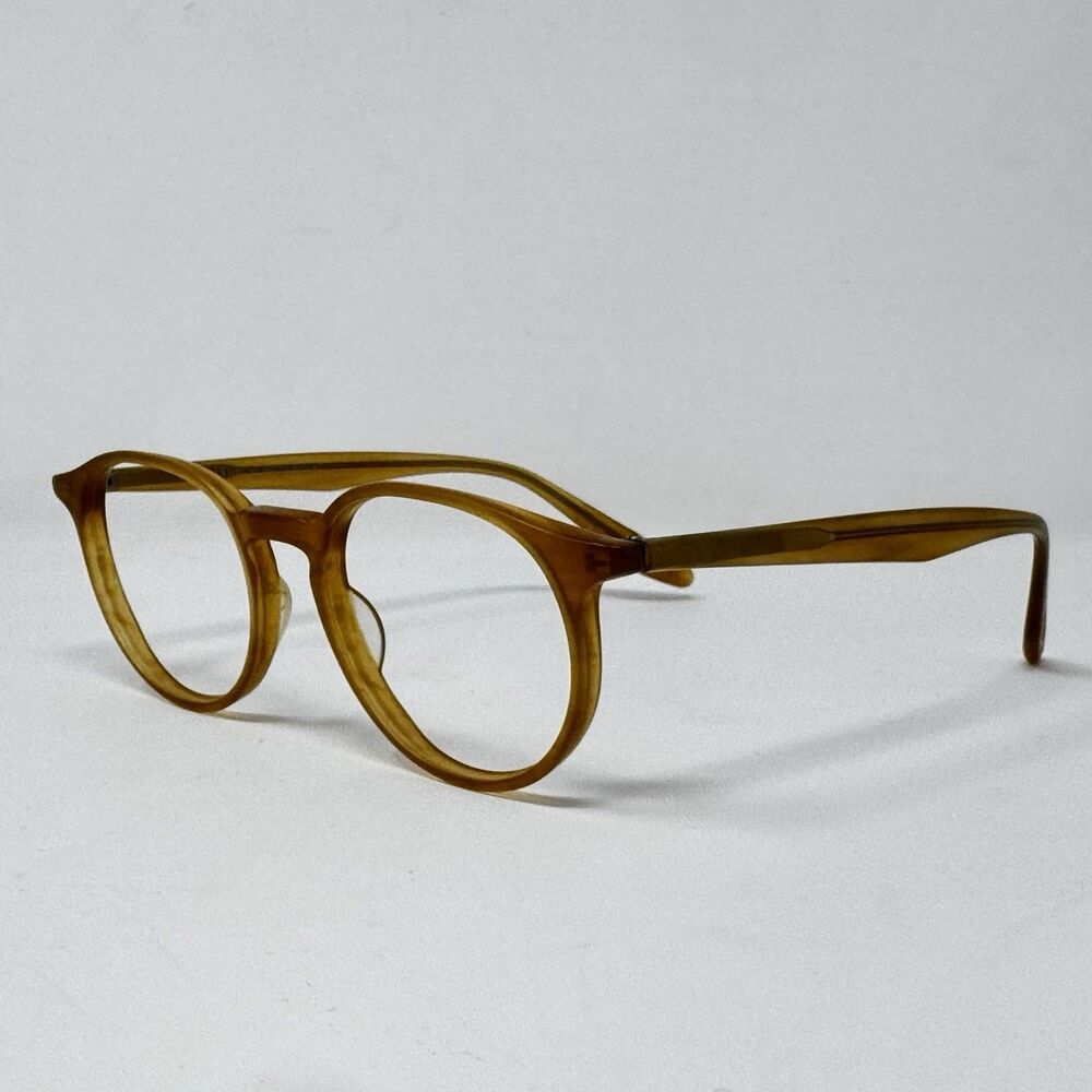 Barton Perreira Norton MGH Honey Amber Eyeglass Frames Made in Japan 48-19-148